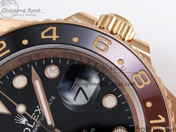 MiroTime 0312 GMT-Master II 126715 CHNR ARF 1:1 Best Edition Black Dial on RG Bracelet VR3285 CHS FastDry 1660